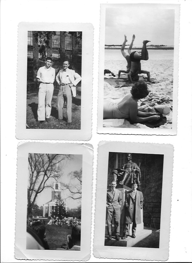 Charles L. Greenblatt ’52 pictured during his Harvard undergraduate years. Greenblatt was then a spokesperson for the Society of Minority Rights, a student club that condemned the 1952 cross burning in Harvard Yard.