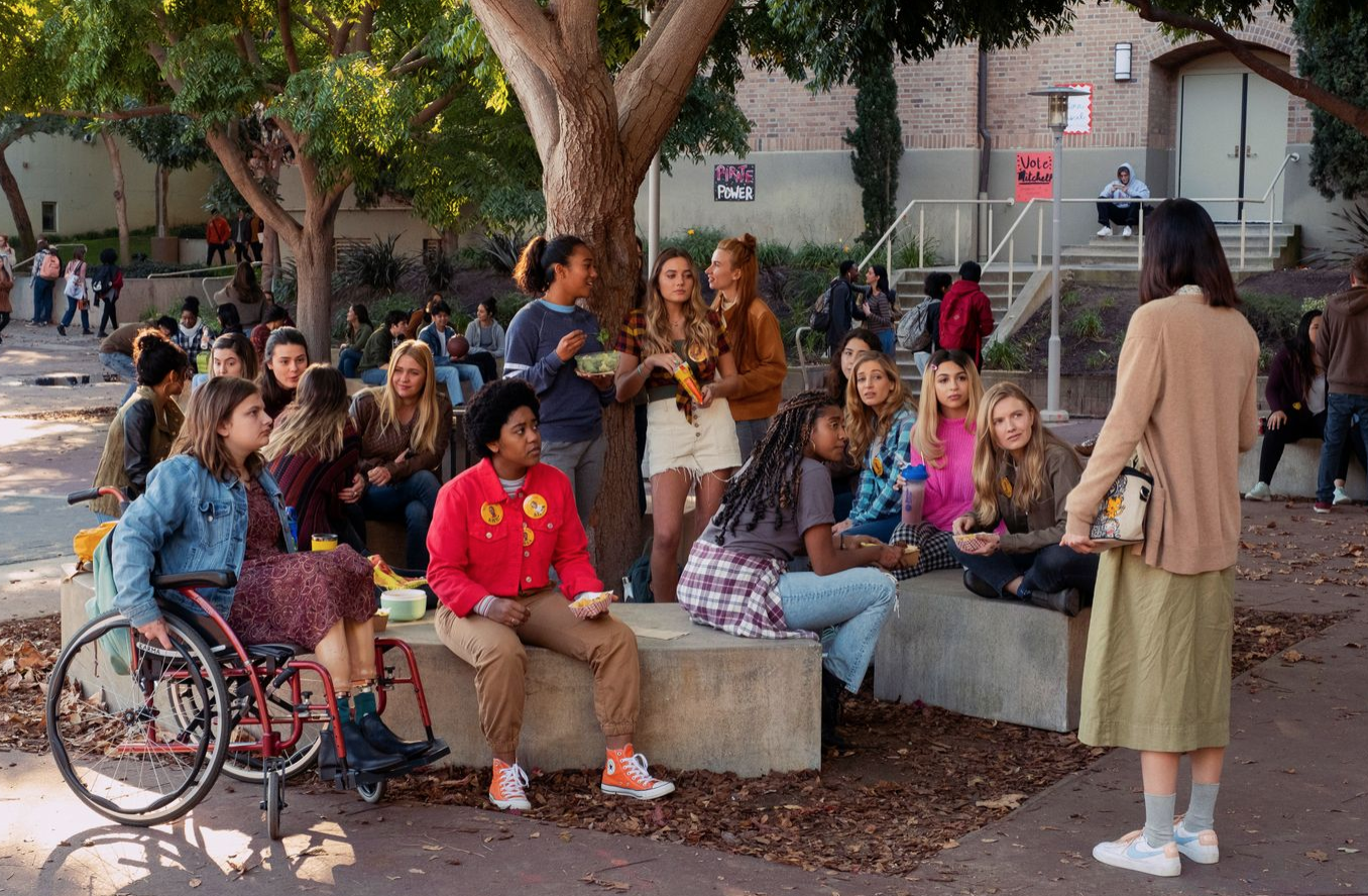 A still from "Moxie" (2021), directed by Amy Poehler.