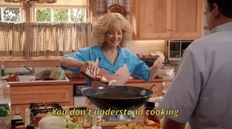 Me, just trying to figure out how to use an oven.
