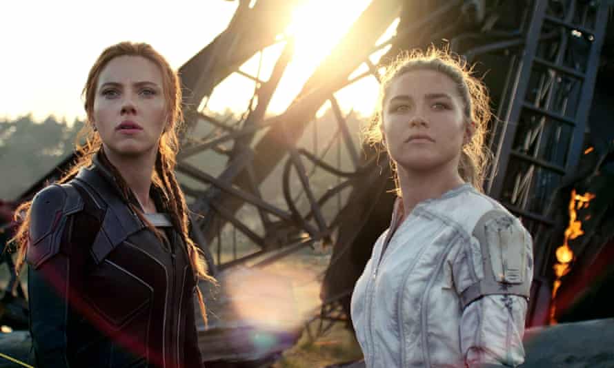 Scarlett Johansson and Florence Pugh star in the upcoming "Black Widow" film.