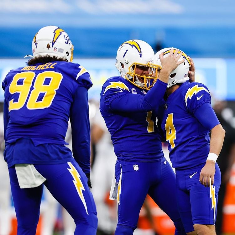 The Los Angeles Chargers’ Color Rush Alternates Uniform