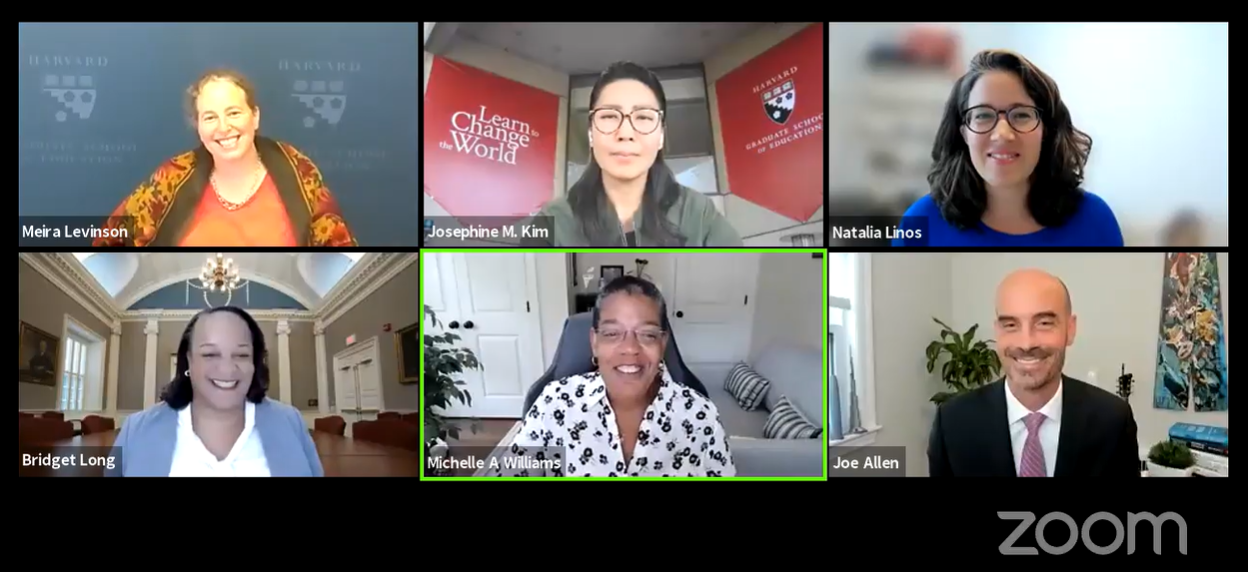 The latest iteration of HGSE’s recurring webinar series “Education Now” on Wednesday focused on critical steps to successful school reopenings during the pandemic.