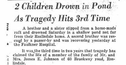 Local newspapers picked up word of the Johnson children’s deaths, informing the community about the tragedy.