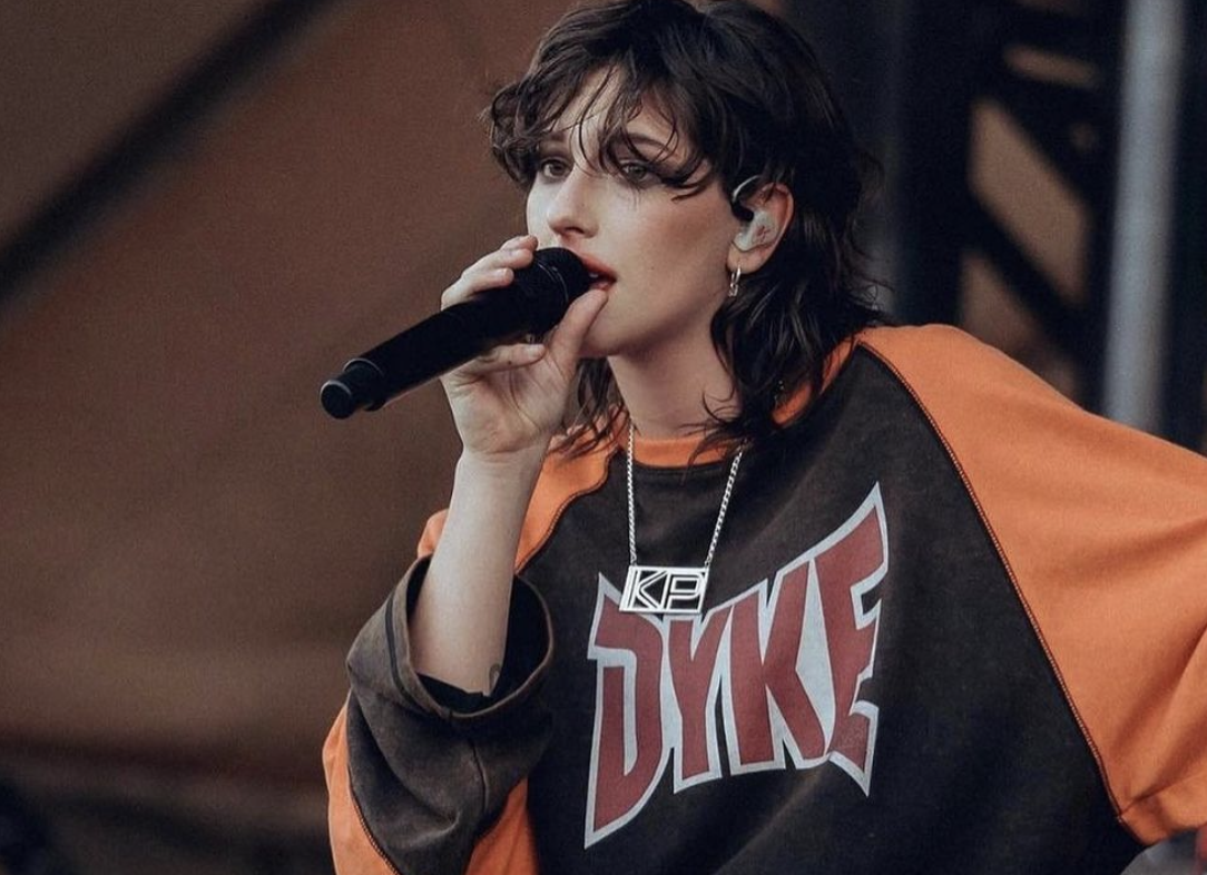 King Princess performing at Gov Ball 2021.