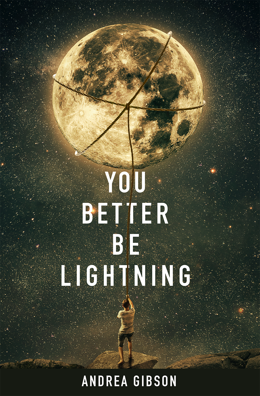 Cover Art for critically acclaimed poet Andrea Gibson's newest collection, "You Better Be Lightning"