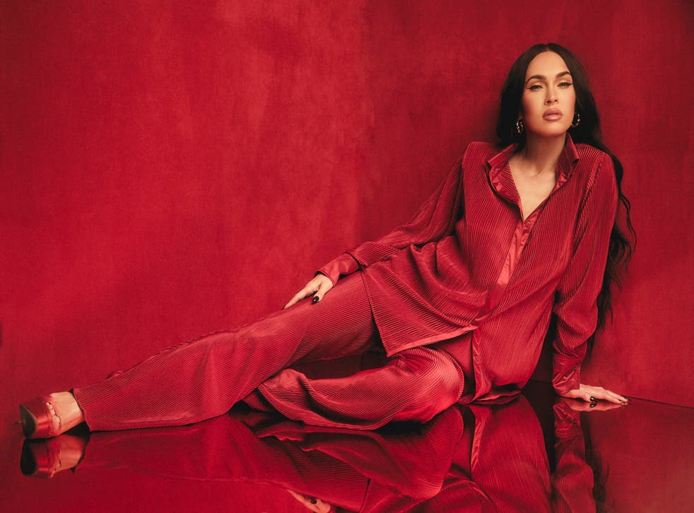 Megan Fox in her collaboration with fast-fashion brand Boohoo.