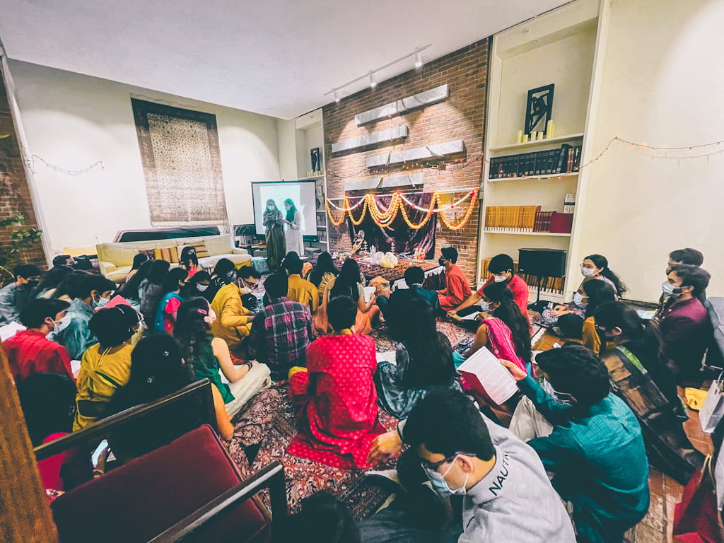 The student organization Dharma held its an annual event to celebrate the South Asian holiday Diwali at the Mather House Faculty Dean residence on Saturday.