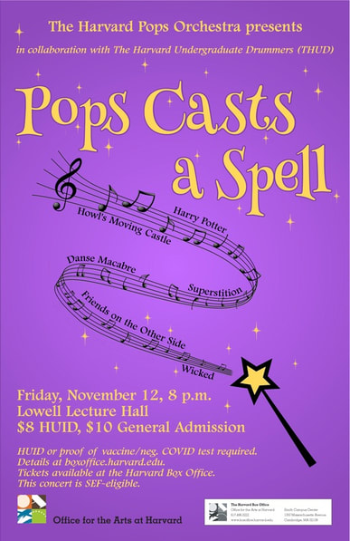 Harvard Pops Orchestra's fall production "Pops Casts a Spell."