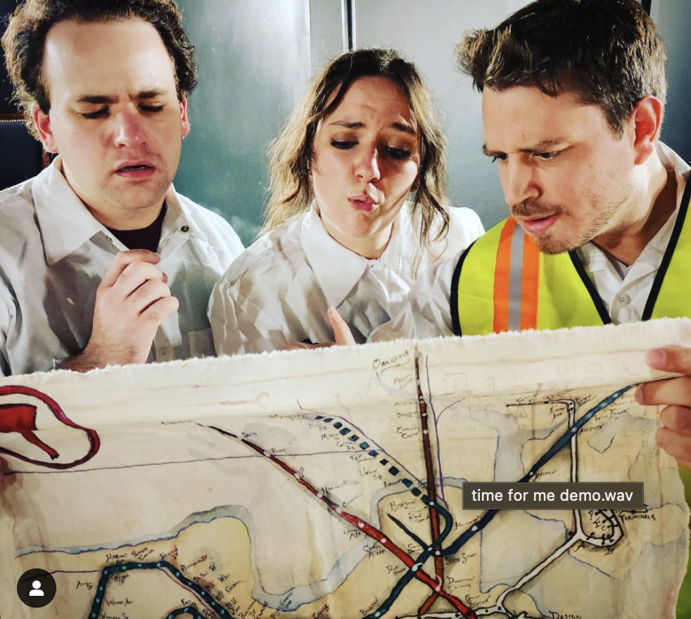 ‘T: An MBTA Musical’ at the Rockwell theater.