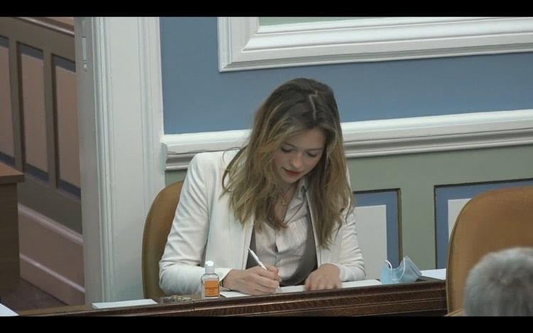 Gunnhildur F. Hallgrímsdóttir ’25 served for two days as a member of Iceland's Parliament, becoming the youngest person ever to be seated in the body
