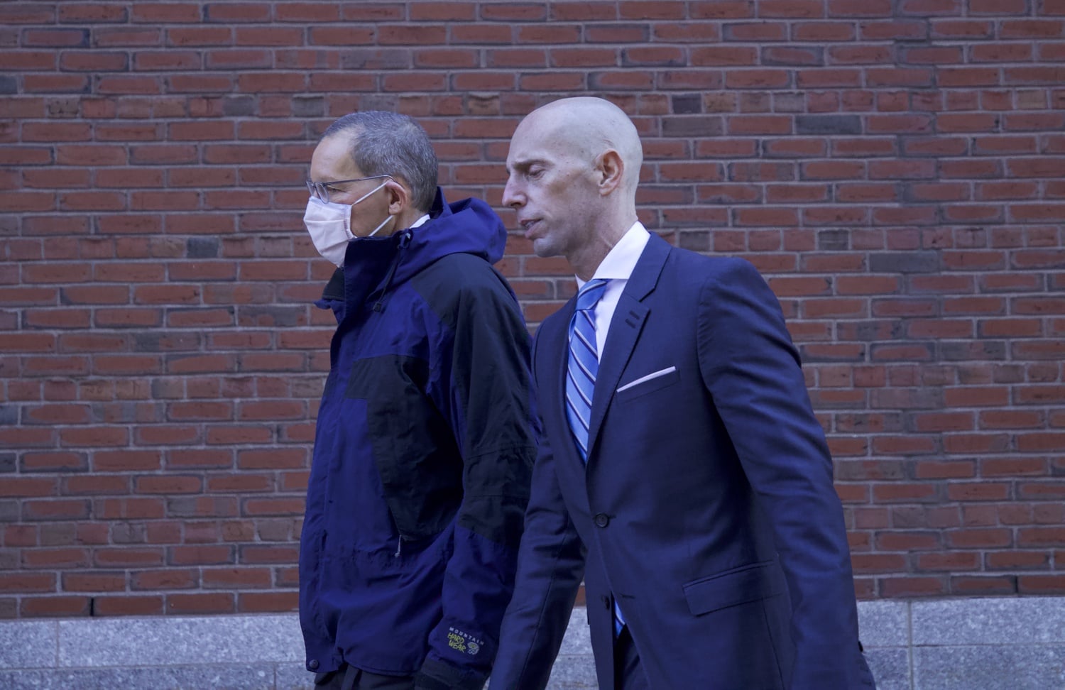 Harvard professor Charles M. Lieber--pictured here in December 2021--has requested a retrial after being found guilty of lying about his ties to a Chinese recruitment program.