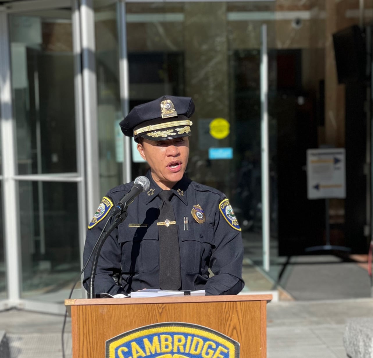 Newly appointed Cambridge Police Commissioner Christine A. Elow discussed police reform with the Crimson on Thursday.
