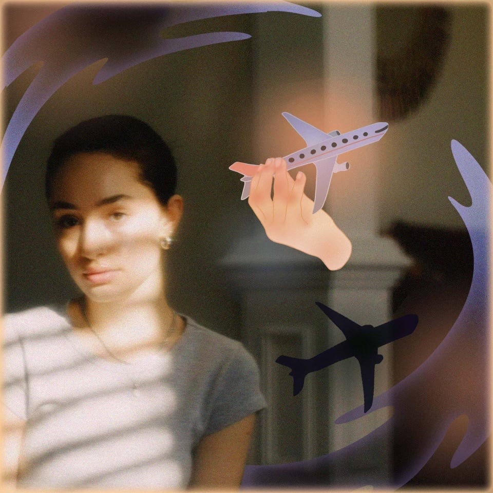 Single cover for Isabella Farmer's "Airsick."