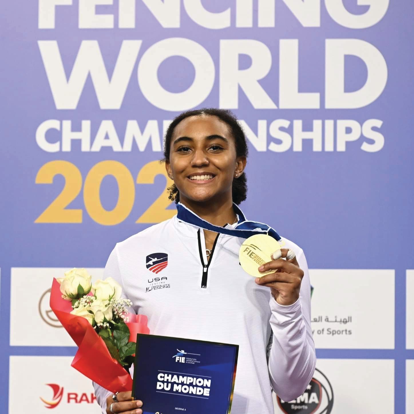 Lauren Scurggs, a star fencer at Harvard, earned a silver medal in the women's foil individual tournament on Sunday.