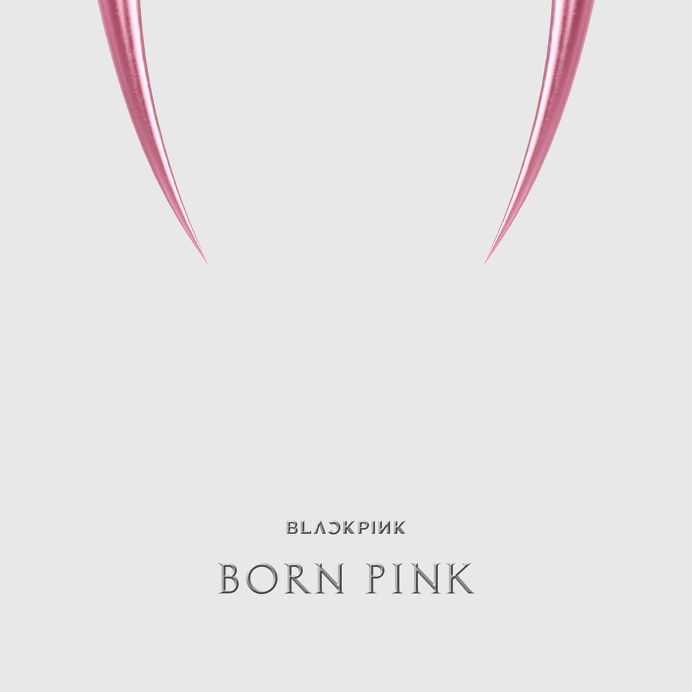 Album cover art for Blackpink's "Born Pink."