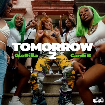 Cover art for Glorilla and Cardi B's "Tomorrow 2."