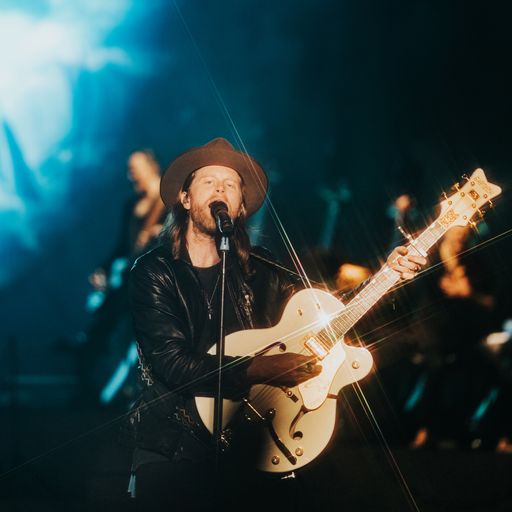 The Lumineers performed on the Seaside Stage.
