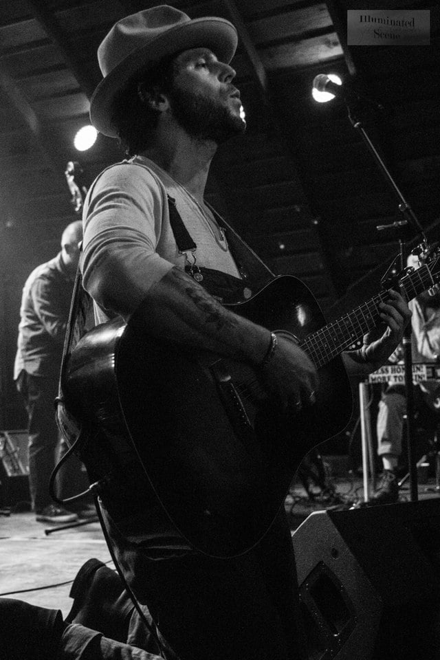 Langhorne Slim performing at Codfish Hollow in 2018.