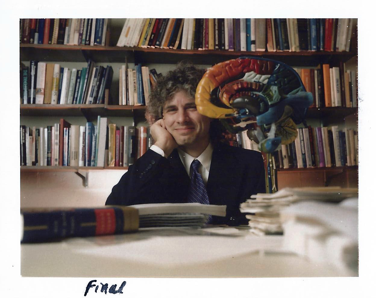 Steven A. Pinker as a professor at MIT in 1997.