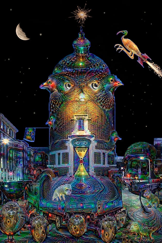 A dream of Barrett's about walking in Harvard Square, "discovering enchanting little animals who lived on the roofs and who only came down in the middle of the night."