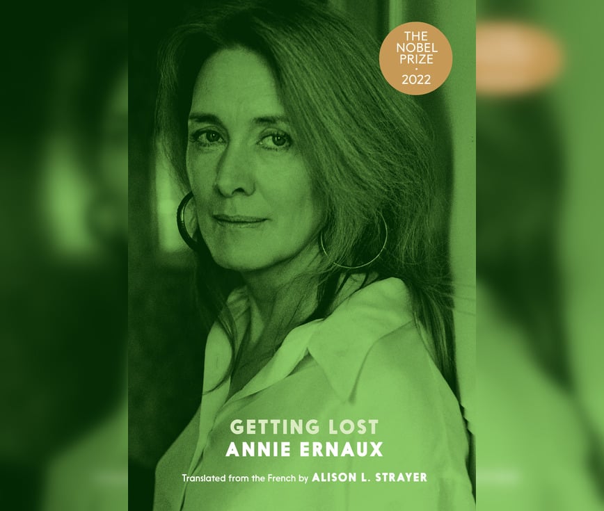 The cover of Annie Ernaux's "Getting Lost."