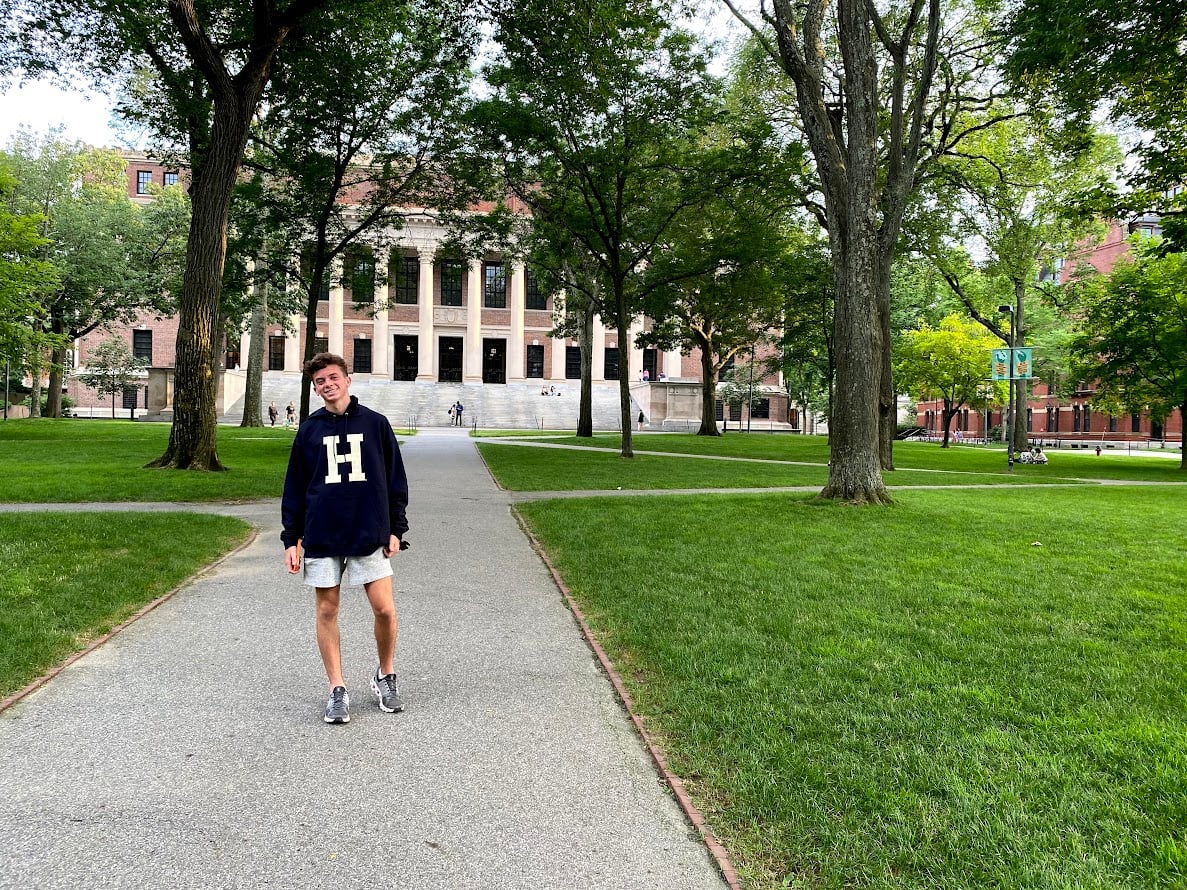 Attending Harvard was a “lifelong dream” for Luke T. Balstad ’25, according to his mother.