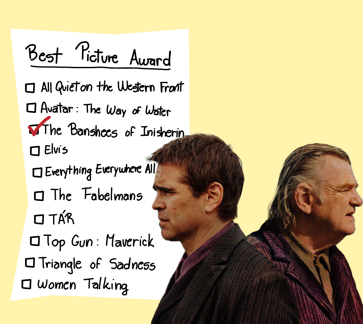 This writer casts their Best Picture ballot for "The Banshees of Inisherin"