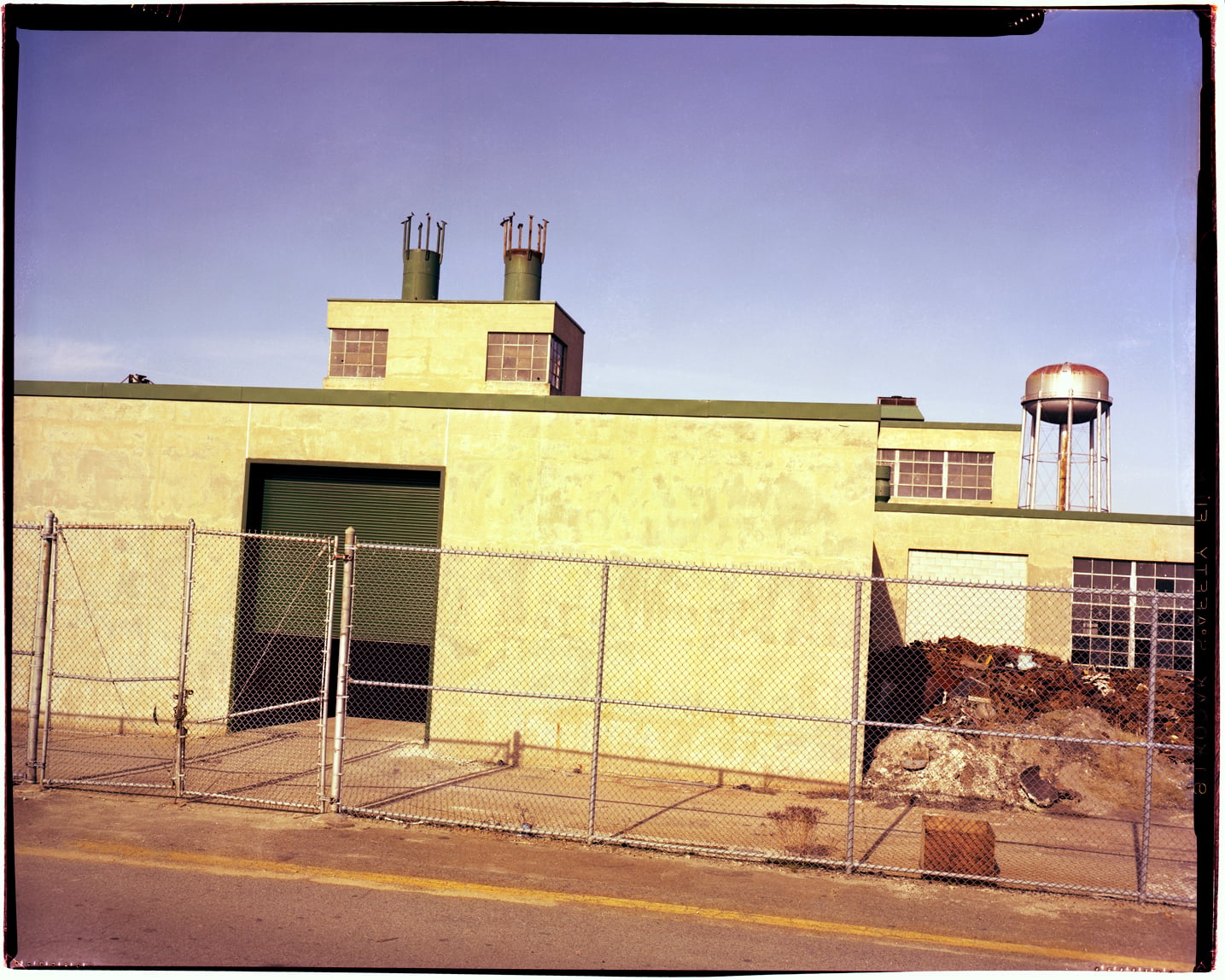 A view of Walpole Prison from the eastern side of the facility in the early 1980s.