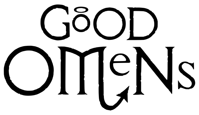 The logo of the "Good Omens" television series.