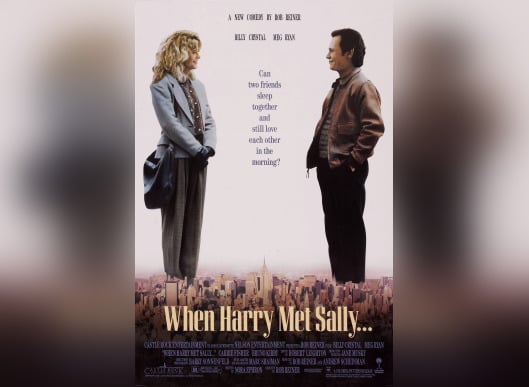 Movie poster for "When Harry Met Sally," released by MGM in 1989.
