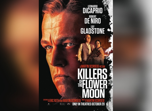 Movie poster for "Killers of the Flower Moon."
