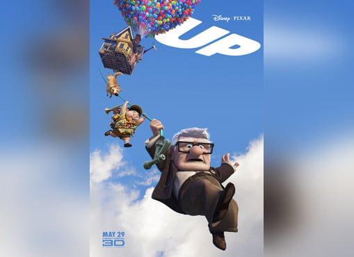 Movie poster for "Up" (2009).