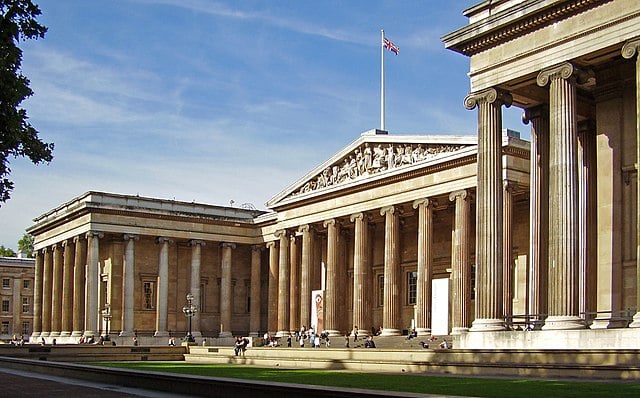The British Musuem exterior.
