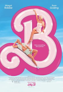 Theatrical release poster for the film "Barbie."