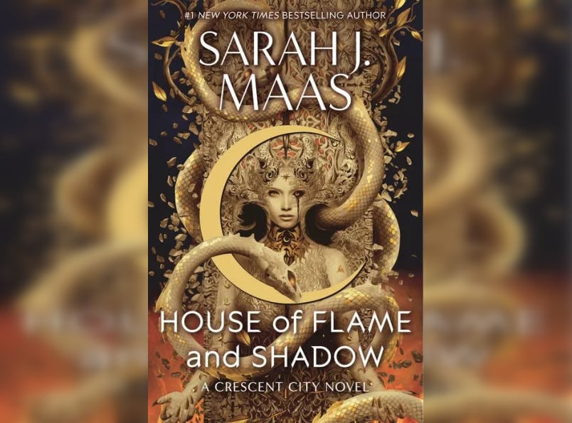 Cover of "House of Flame and Shadow" by Sarah J. Maas.