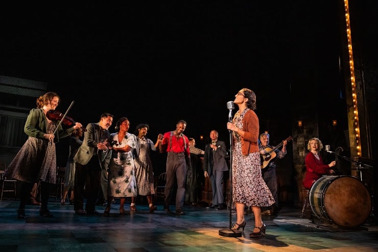 The cast of "Girl from the North Country" at Emerson Colonial Theatre.
