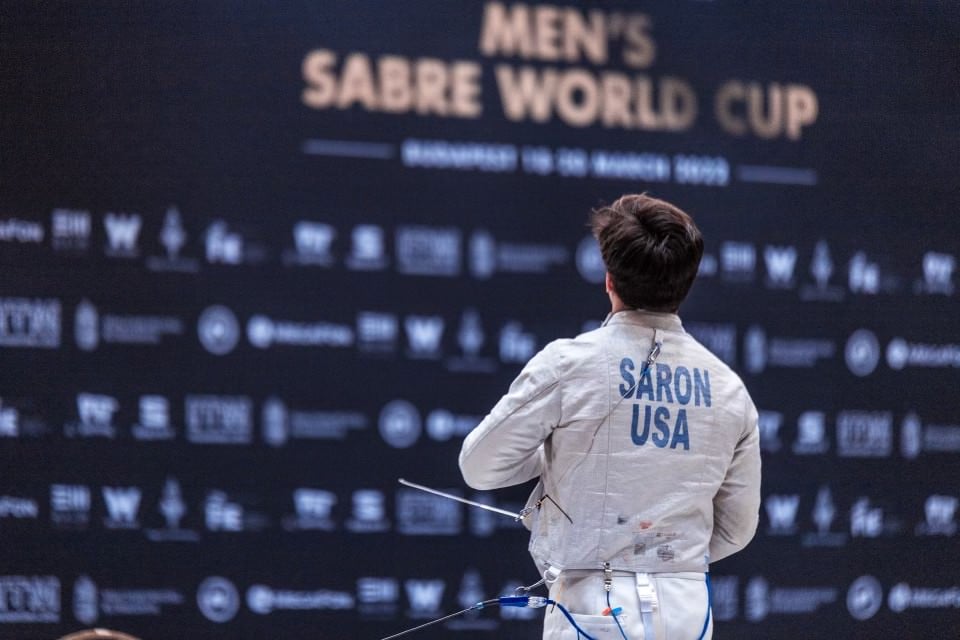 Mitchell Saron reached the highest heights in fencing for the Crimson. Now, he'll represent the U.S. in Paris this summer.