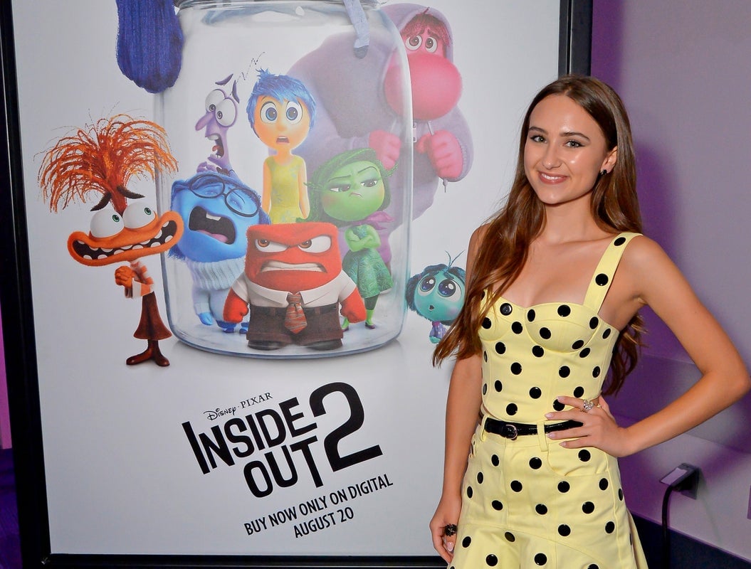 Kensington Tallman plays Riley in "Inside Out 2"