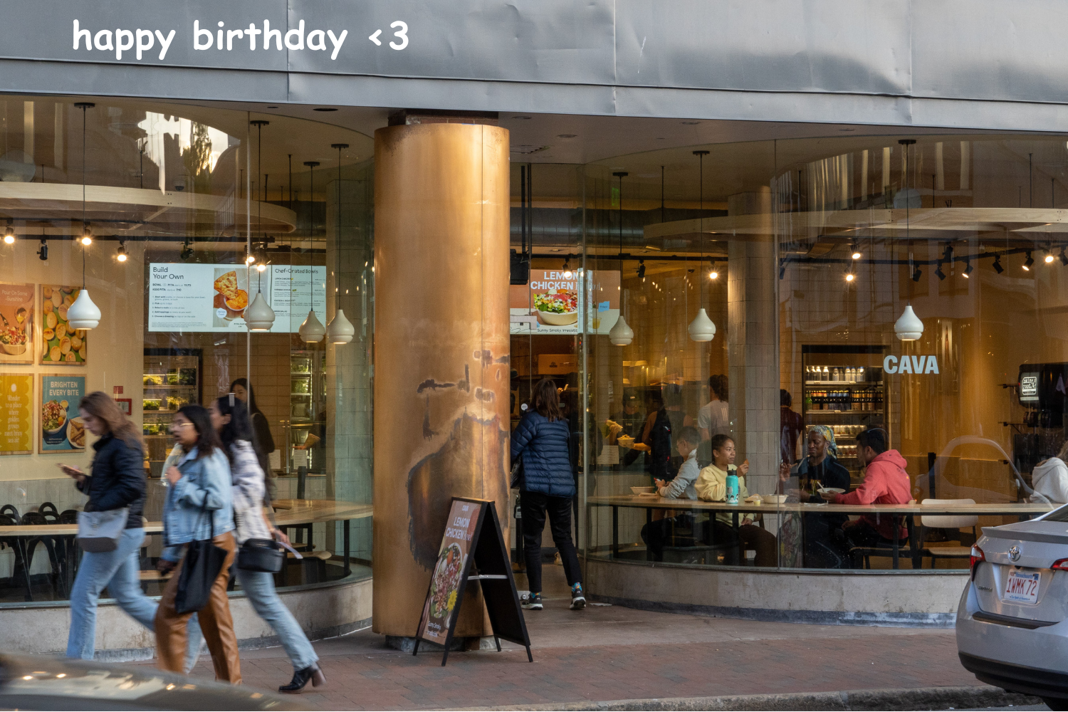 Happy birthday from CAVA to you!