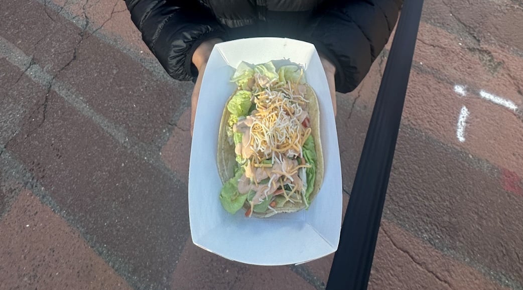 Avocado taco at Snowport