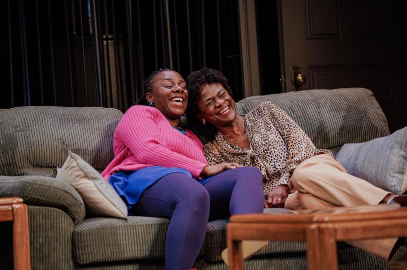 Abigail C. Onwunali and Patrice Johnson Chevannes in The Huntington’s production of Mfoniso Udofia’s "The Grove."