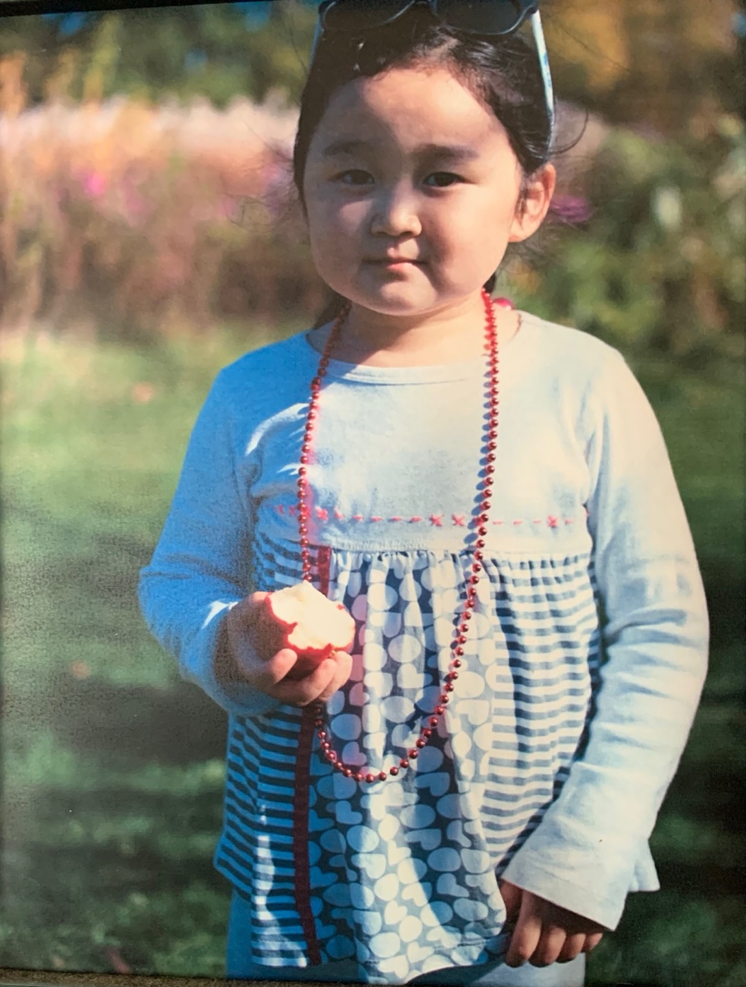 The author as a child.